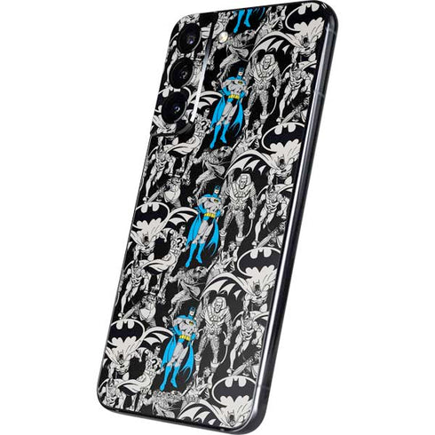 DC Comics Batman Characters Action Poses Print Galaxy S22 Plus Skin